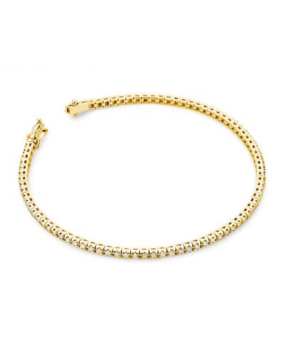 Bransoletka Bonore ze Złota próby 585 z diamentem 1,2 ct