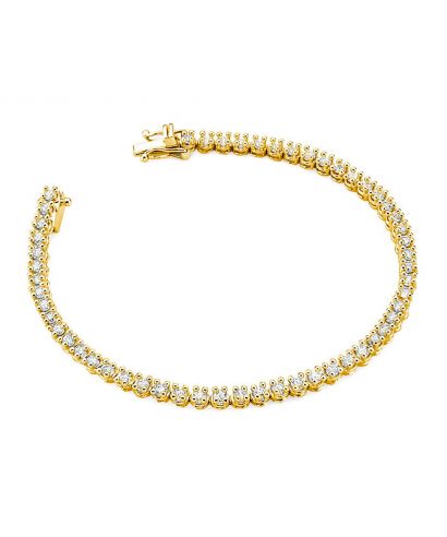 Bransoletka Bonore ze Złota próby 585 z diamentem 2,16 ct