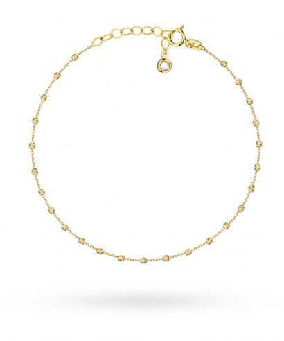 Bransoletka Bonore ze złota próby 585 z kryształem