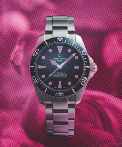 Zegarek Certina DS Action Diver Titanium 38mm Powermatic 80