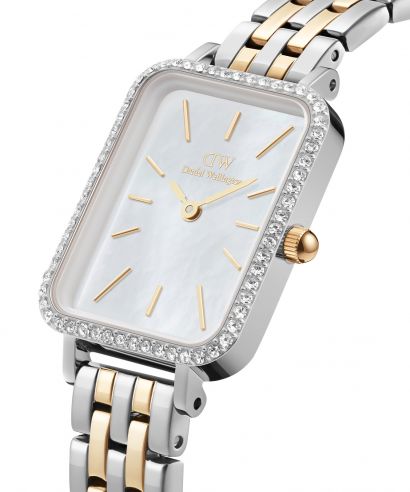 Zegarek damski Daniel Wellington Quadro Lumine Bezel 5-Link Two-Tone 40