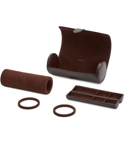 Etui Wolf Blake Brown na 3 zegarki