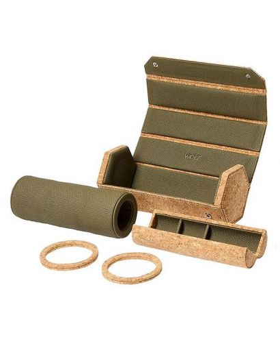 Etui Wolf Cortiça na 3 zegarki