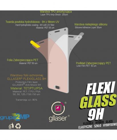 Folia Ochronna Gllaser Flexi Glass 9 H