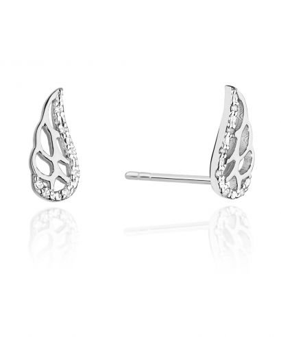 Kolczyki Bonore ze Złota próby 585 z diamentem 0,06 ct