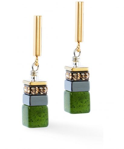 Kolczyki Coeur de Lion GeoCUBE® Iconic Precious Motion Forest