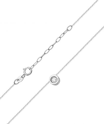 Łańcuszek Bonore 42 - 45 cm ze Złota próby 585 z diamentem 0,08 ct