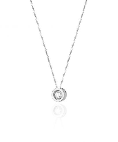 Łańcuszek Bonore 42 - 45 cm ze Złota próby 585 z diamentem 0,08 ct