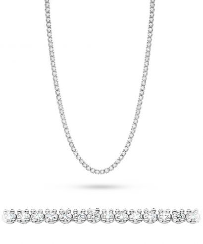 Naszyjnik Bonore ze Złota próby 585 z diamentem 6,9 ct