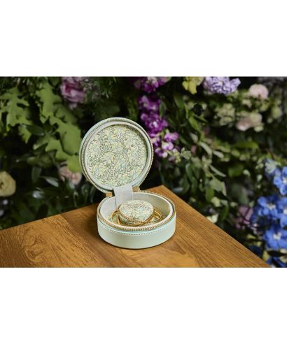 Okrągłe etui Wolf x Fiona Howard Jade Fruit Botanical na biżuterię