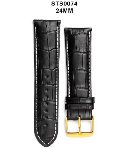 Pasek Pierre Ricaud Leather 24 mm