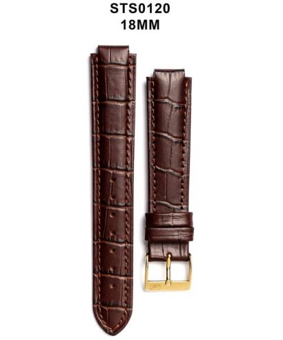 Pasek Pierre Ricaud Leather 18 mm