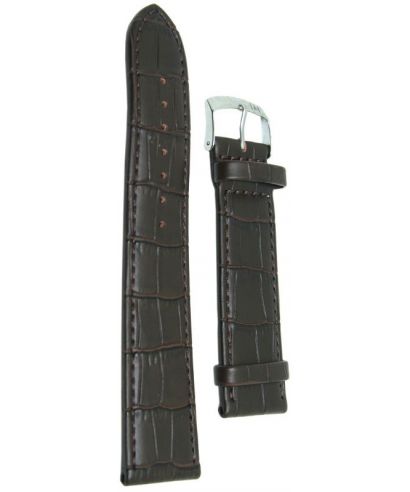Pasek Morellato Juke Alligatore Calf Opaco Dark Brown 22 mm