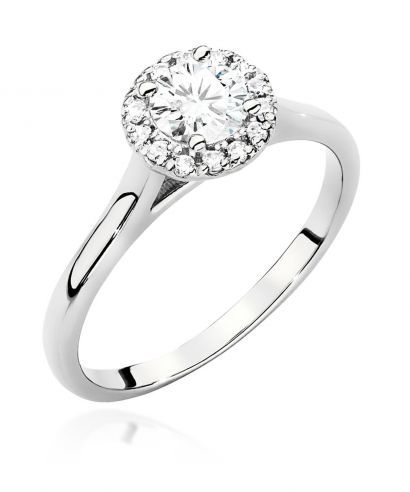 Pierścionek Bonore ze Złota próby 585 z diamentem 0,62 ct