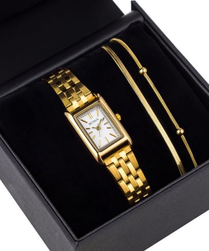 Zegarek damski BOWA Paris White-Gold Steel 20 Gift Set