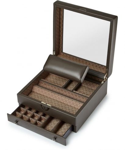 Pudełko Wolf Earth Stand Box Limited Edition ze stojakiem na 2 zegarki i szufladą na biżuterię