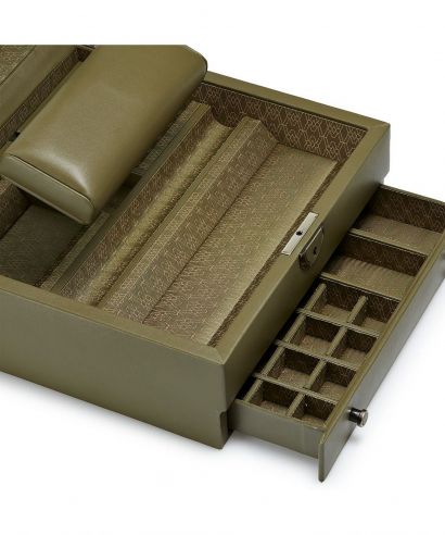 Pudełko Wolf Earth Stand Box Limited Edition ze stojakiem na 2 zegarki i szufladą na biżuterię