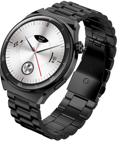 Smartwatch męski Garett V12 Black Steel 