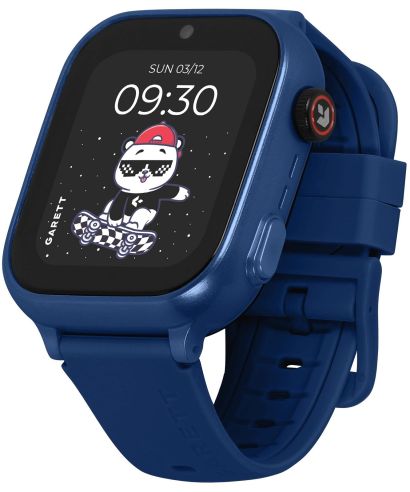 Smartwatch Garett Kids Cute 2 4G Niebieski SET z Odblaskowym Paskiem