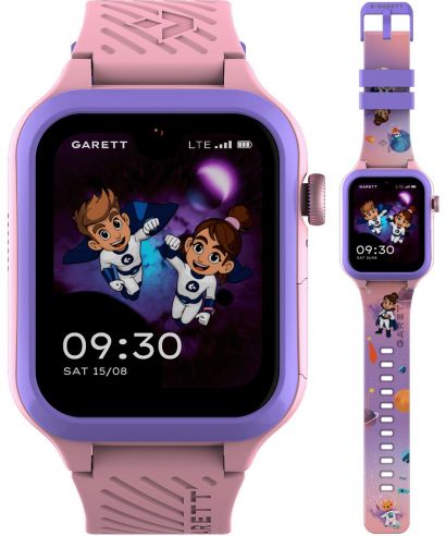Smartwatch Garett Kids Essa AI 4G Różowy SET