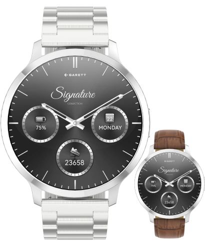 Smartwatch Garett Signature Edge Silver Solid SET