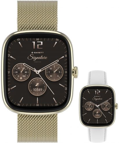 Smartwatch Garett Signature Flow Gold Mesh SET