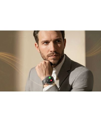 Smartwatch Garett Signature Prime Silver Solid SET