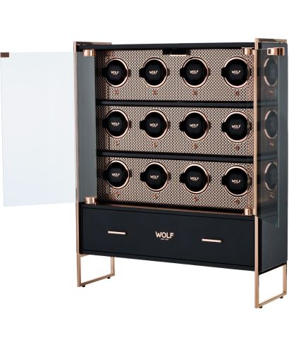 Szafa na zegarki z rotomatami Wolf Axis 12 PC Cabinet Copper na 12 zegarków