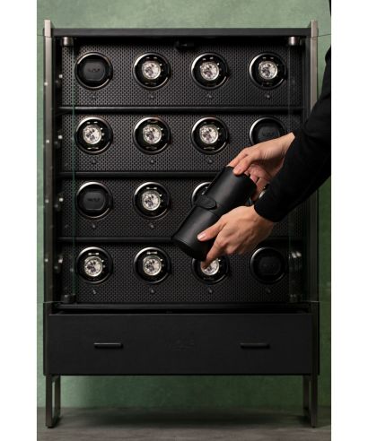 Szafa na zegarki z rotomatami Wolf Axis 16 PC Cabinet Powder Coat na 16 zegarków