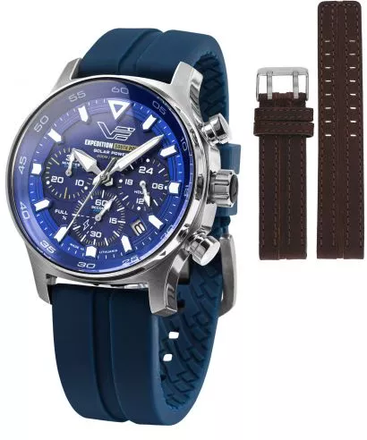 Zegarek męski Vostok Europe Expedition South Pole Solar Power Chronograph Limited Edition SET + pasek Vostok