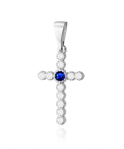 Zawieszka Bonore ze Złota próby 585 z szafirem 0,15 ct