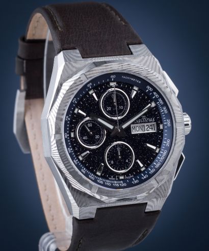 Zegarek męski Balticus Gwiezdny Pył 42 mm Damast Chrono Limited Edition