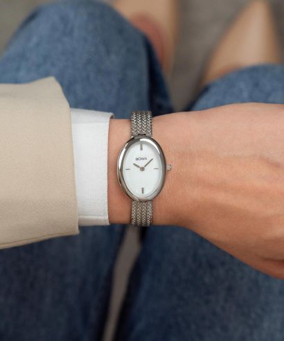 Zegarek damski BOWA Oslo Pearl-Silver Mesh 23
