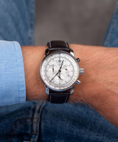 Zegarek męski Zeppelin 100 Years Zeppelin Chronograph Alarm