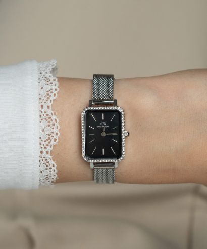 Zegarek damski Daniel Wellington Quadro Lumine Bezel Sterling 40