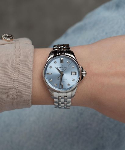 Zegarek damski Certina DS Action Lady Powermatic 80 Diamonds