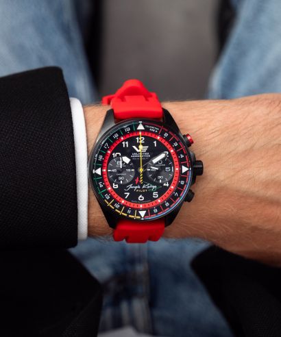 Zegarek męski Vostok Europe Jurgis Kairys Unlimited Aerobatics Chronograph Limited Edition SET