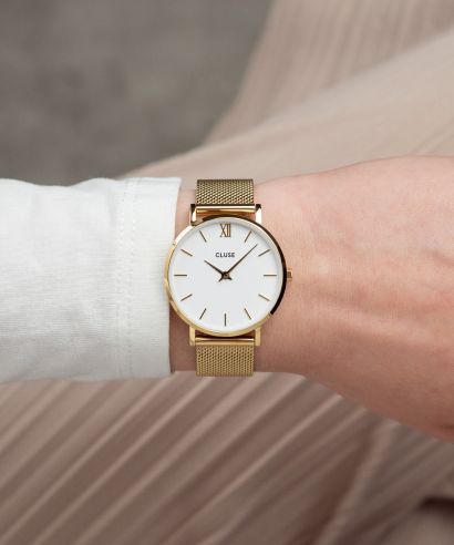 Zegarek damski Cluse Minuit Mesh