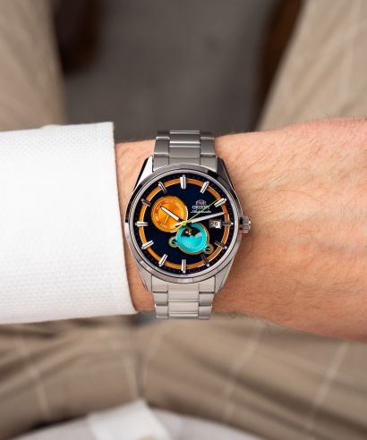 Zegarek męski Orient Stretto Sun & Moon Automatic