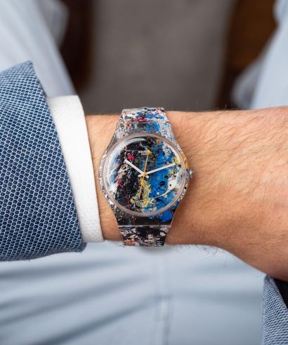 Zegarek męski Swatch X Guggenheim Pollock'S Alchemy