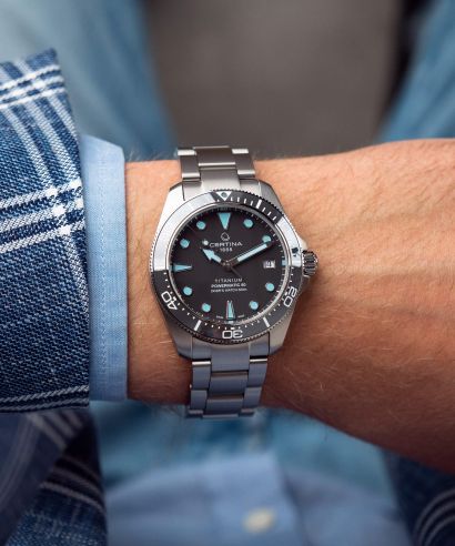 Zegarek Certina DS Action Diver Titanium 38mm Powermatic 80