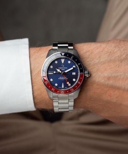 Zegarek męski Certina DS Action GMT Powermatic 80