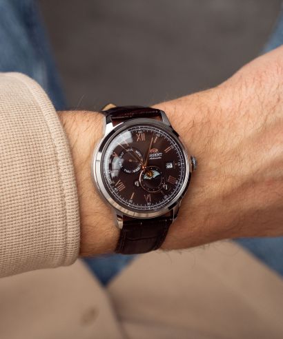 Zegarek męski Orient Bambino Sun & Moon Automatic