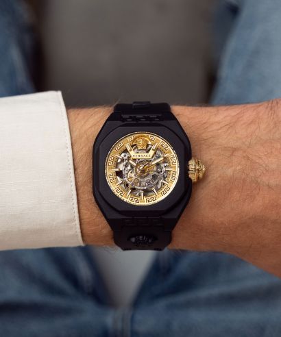 Zegarek męski Versace V-Legend Skeleton Automatic