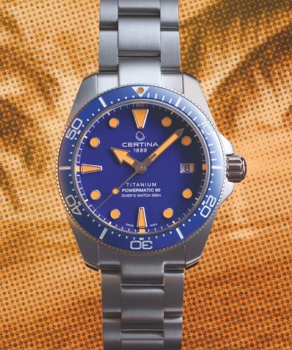 Zegarek Certina DS Action Diver Titanium 38mm Powermatic 80