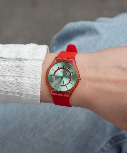 Zegarek Swatch Skin Minty Mango Dream Essentials