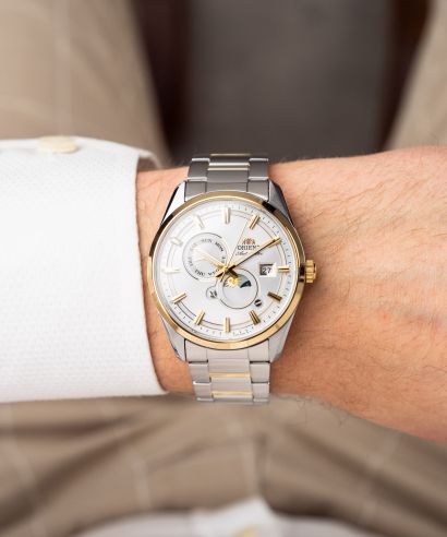 Zegarek męski Orient Stretto Sun & Moon Automatic