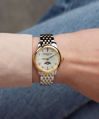 Zegarek damski Frederique Constant Slimline Moonphase
