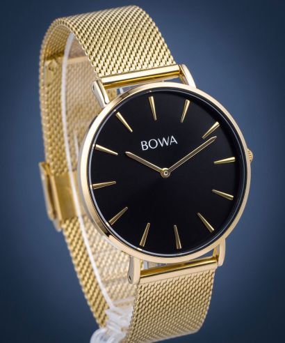 Zegarek BOWA New York Black-Gold Mesh 38