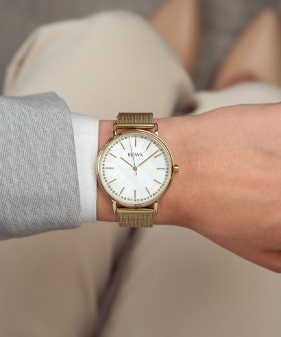 Zegarek BOWA Rio Pearl-Gold Mesh 38